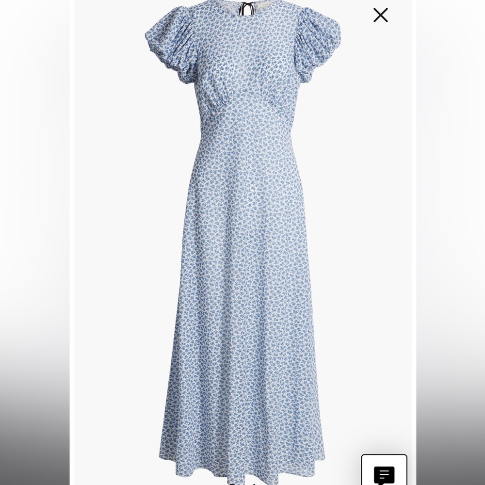 Doen Romina dress in cornflower blue size s NWT